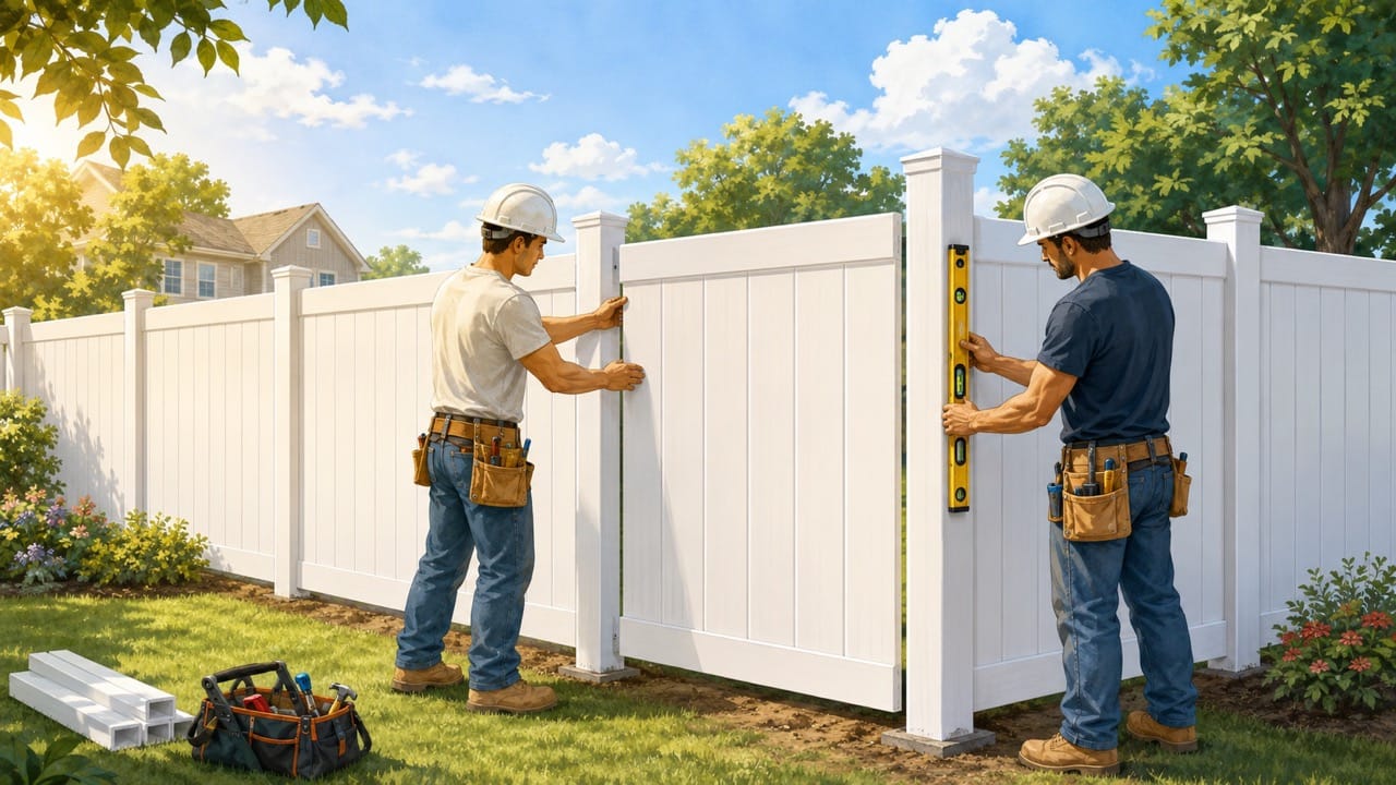 Temperature Matters More Than You Think When Installing Vinyl Fence