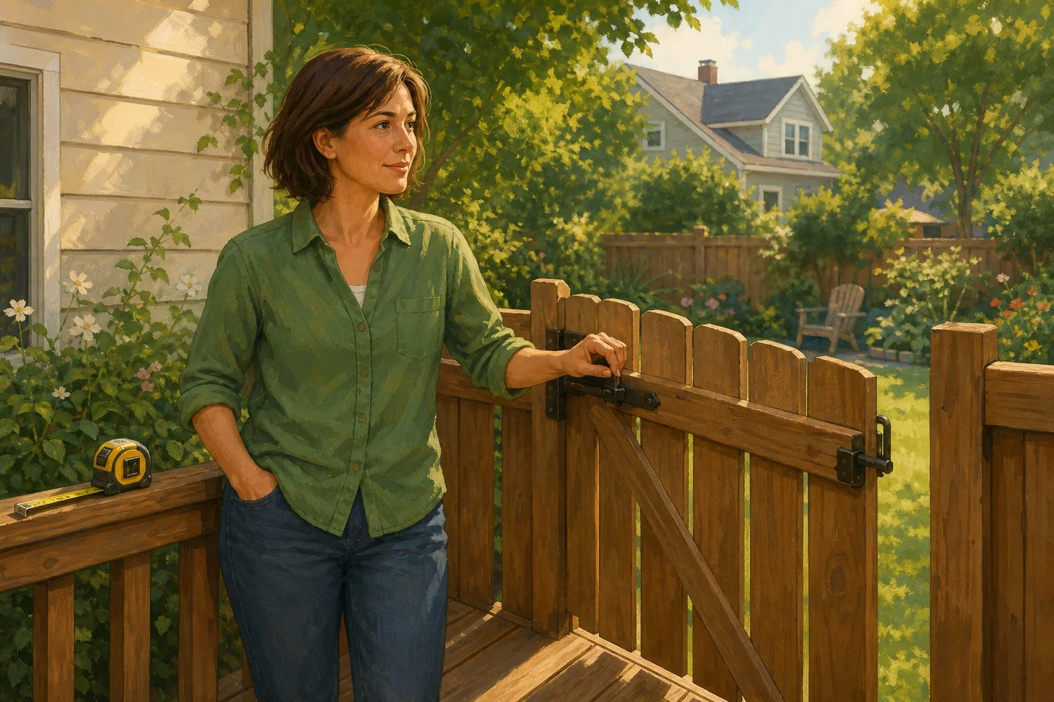 Adding a Gate Near a Deck: Layout Ideas, Clearance Rules, and Common Problems