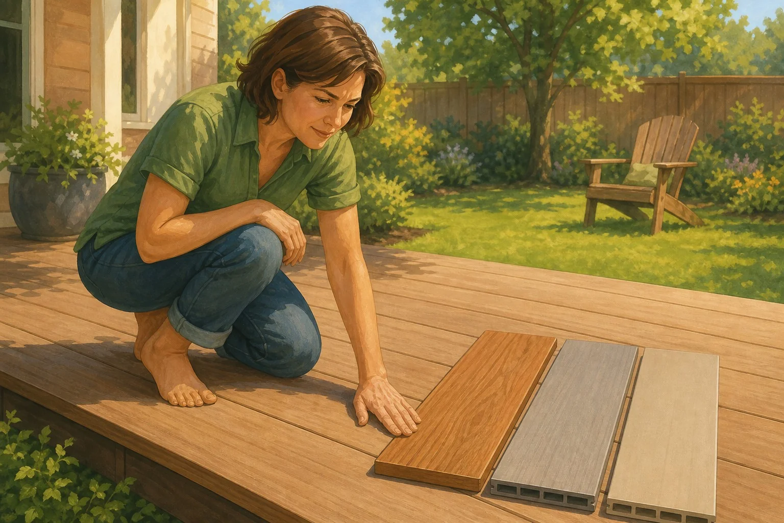 Beat the Heat: Choosing Decking Materials That Won't Scorch Bare Feet This Summer