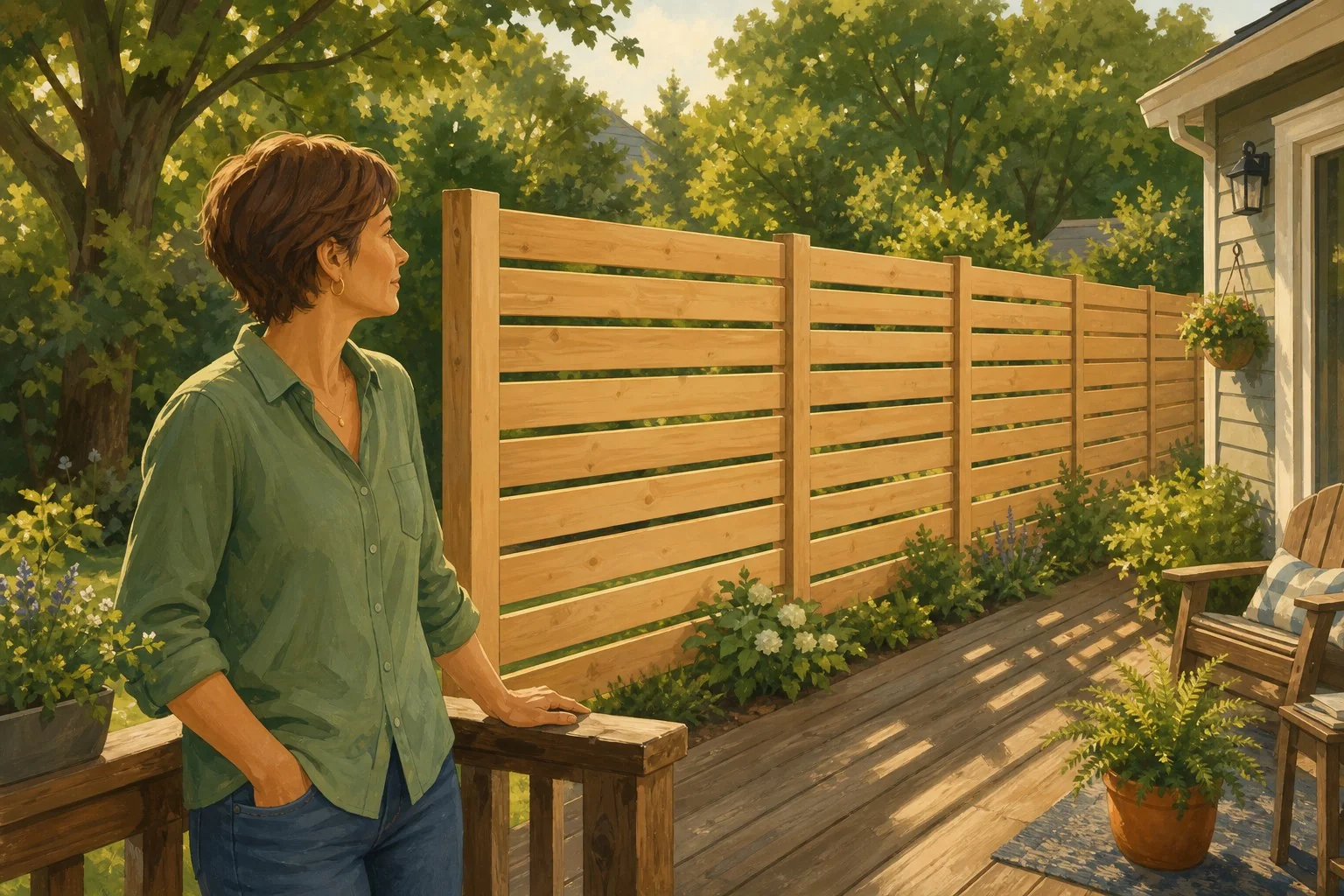 Best Privacy Fence Options for an Existing Deck