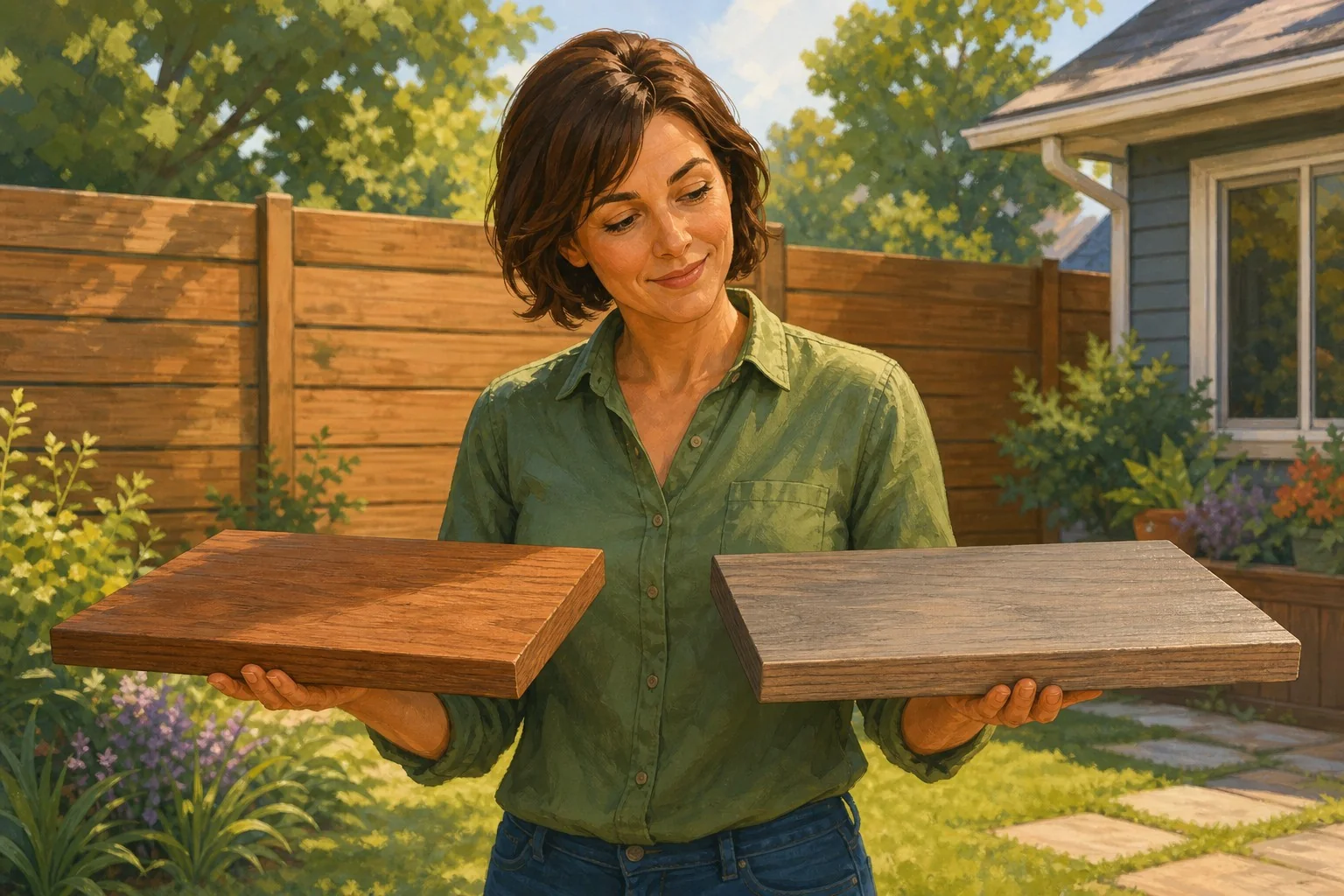 Deck Boards vs Fence Pickets: Which Is Better for a Horizontal Privacy Fence?