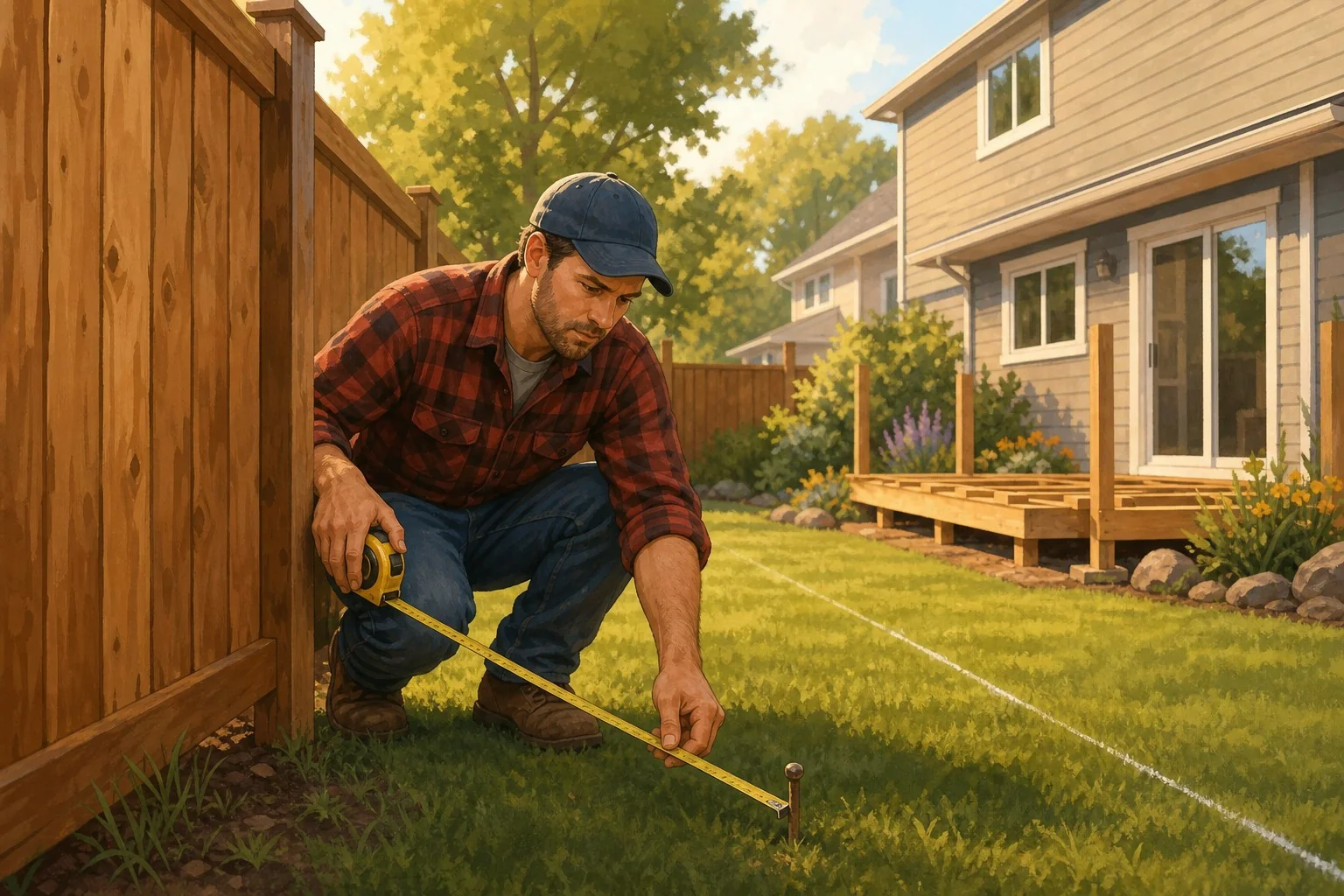 How Close Can a Deck or Fence Be to the Property Line? What Homeowners Miss