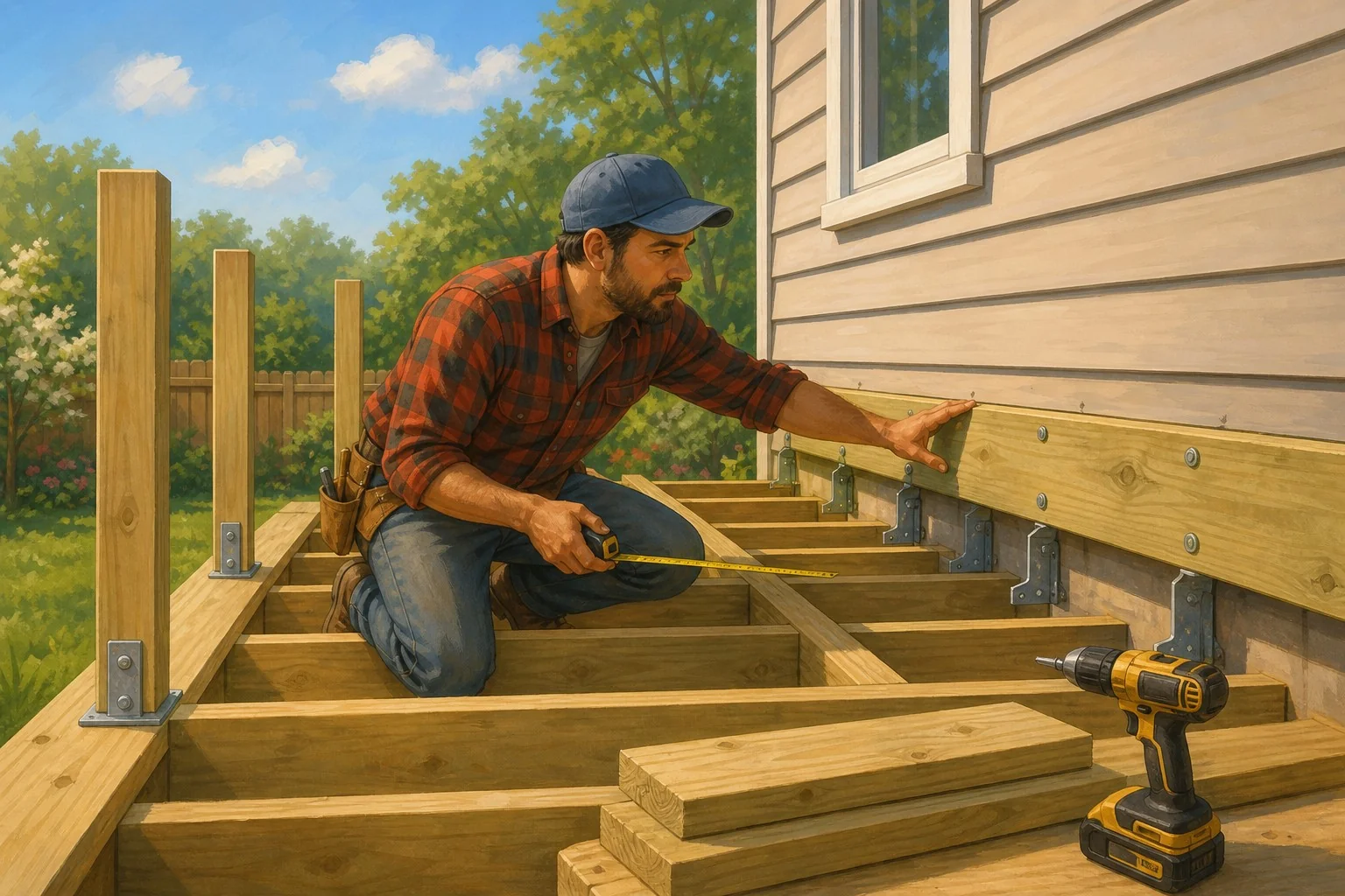 Deck Planning 101: Ledger Boards, Railing Rules, and Why You Can't Stain Yet