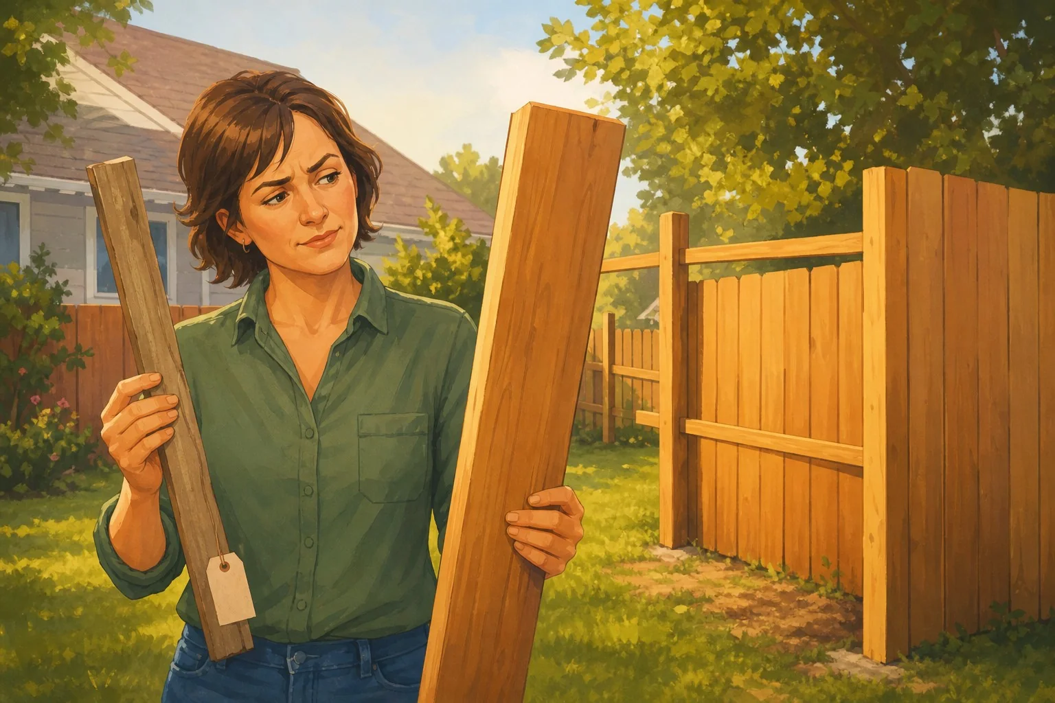 Don't buy a fence just because the price looks low.