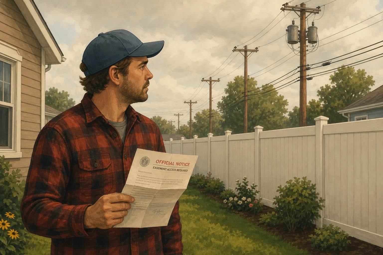 Easement Utility Companies Can Legally Make You Remove Your Fence — Here's When