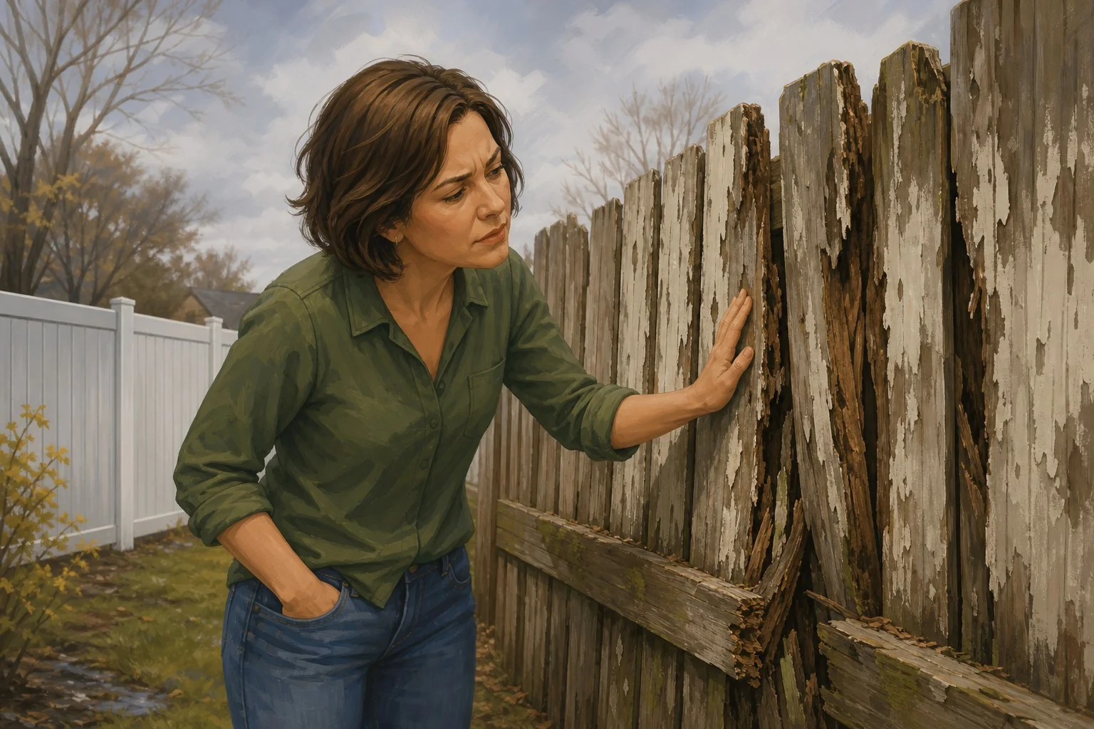 What fence material should you avoid in Pennsylvania weather?