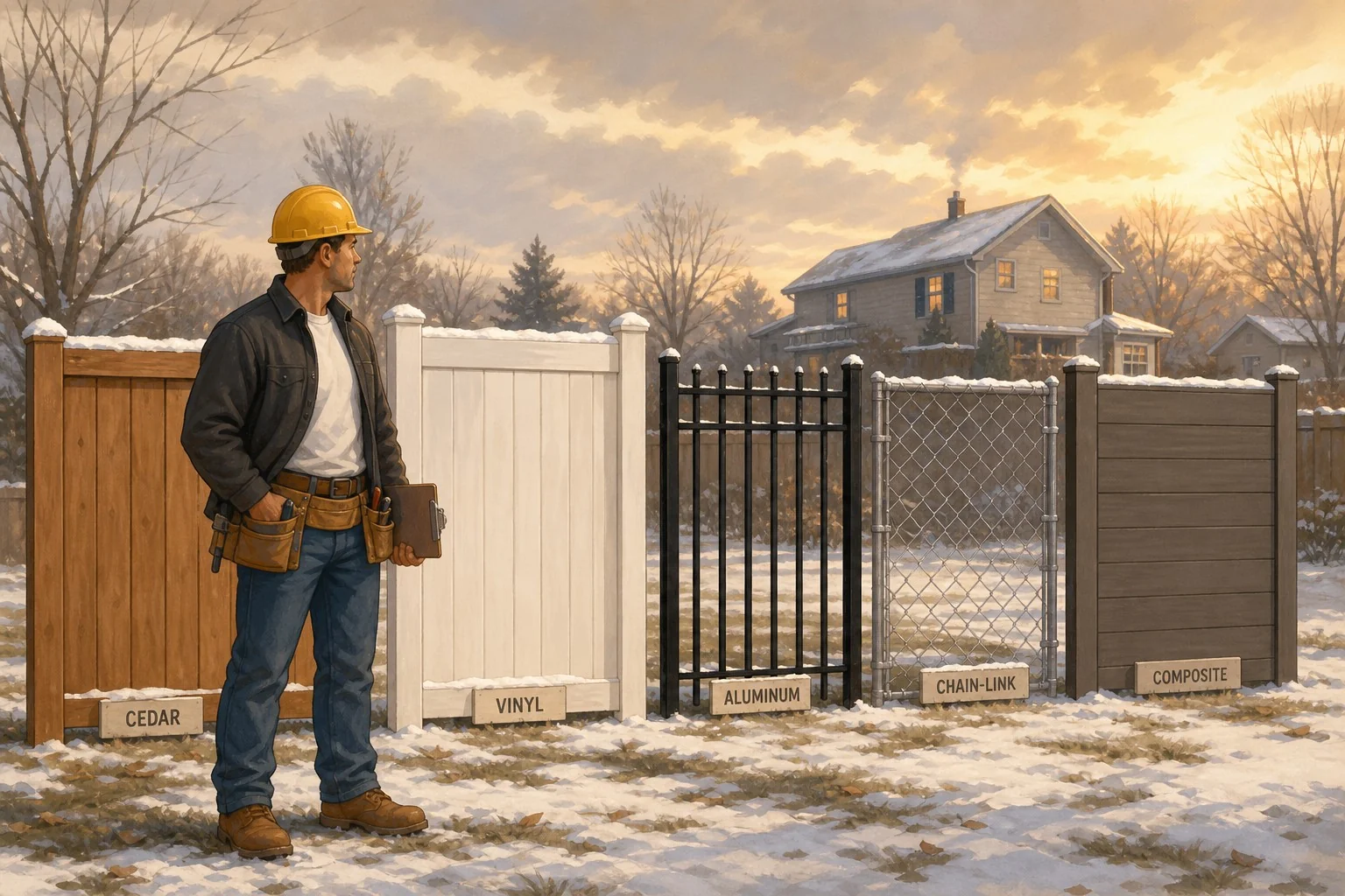 4 Fence Types That Actually Survive Pennsylvania Winters