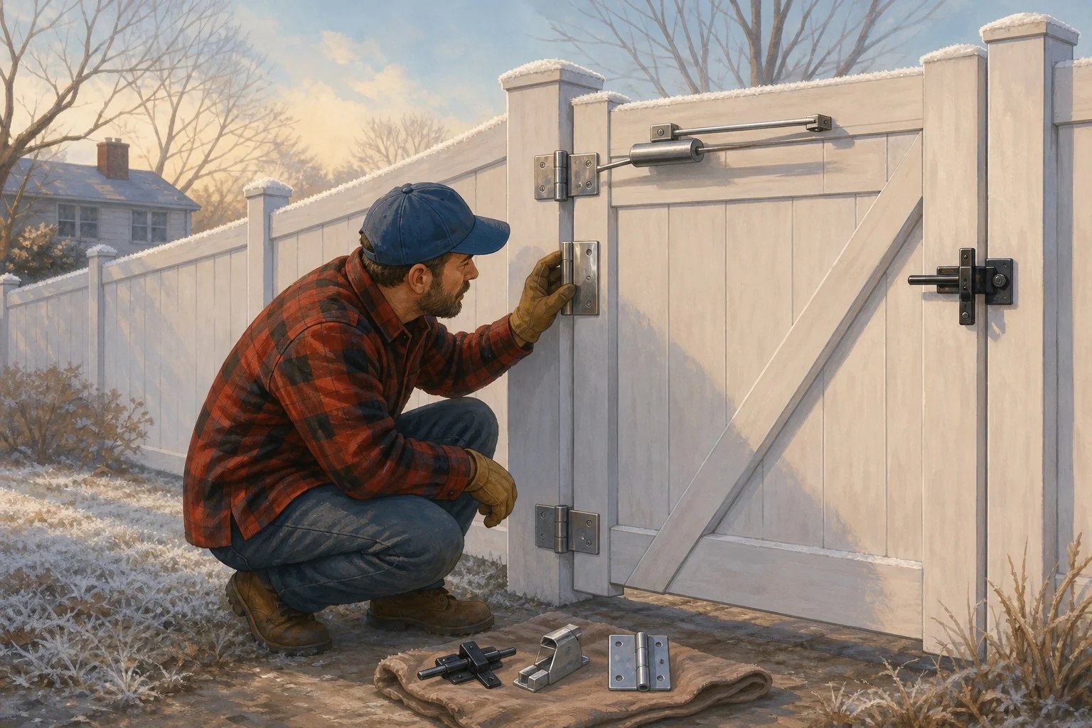 Gate Hardware That Actually Survives PA Winters: Hinges, Latches, and Self-Closers Compared