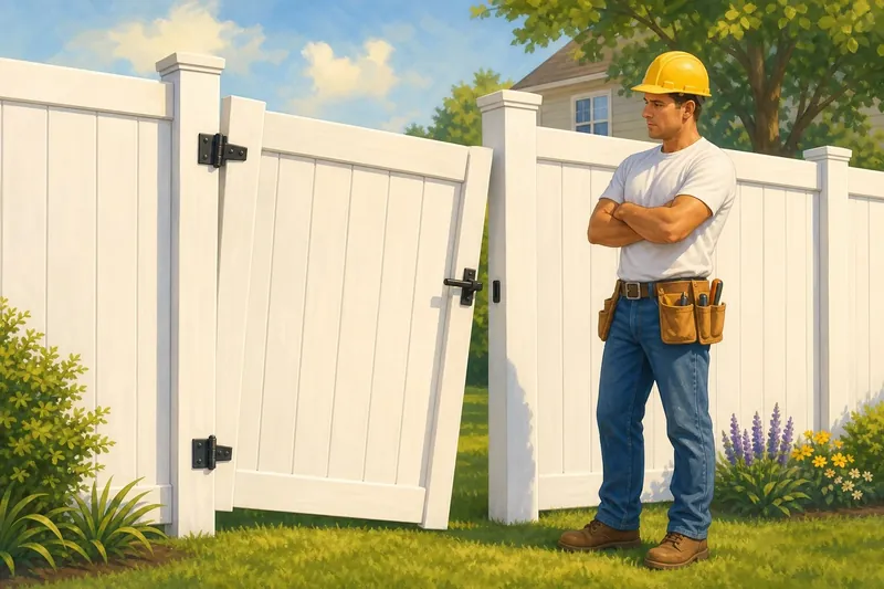 Gate Hardware Is Where Vinyl Jobs Fail First