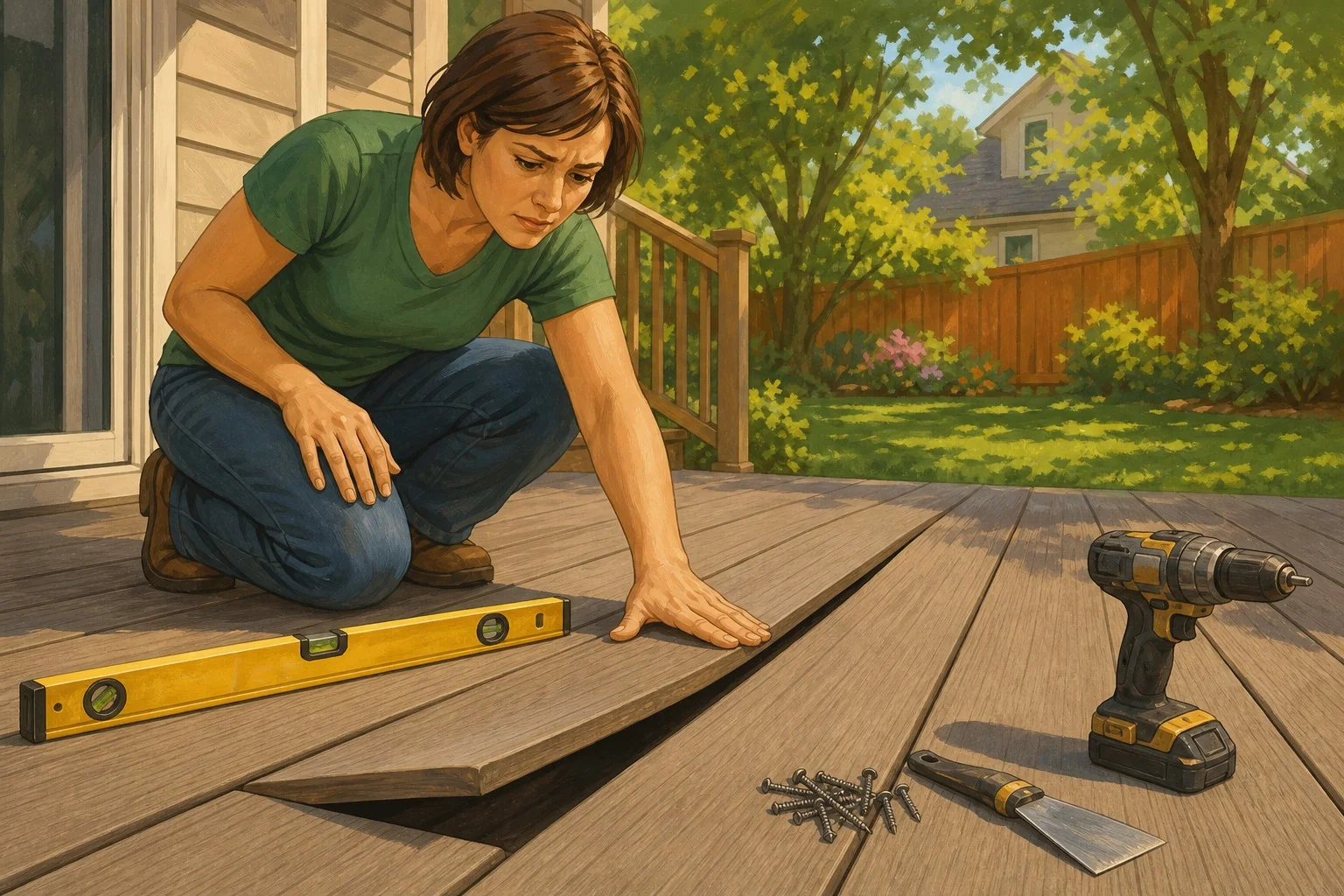 How to Spot and Repair Heat-Warped Composite Deck Boards Before They Get Worse