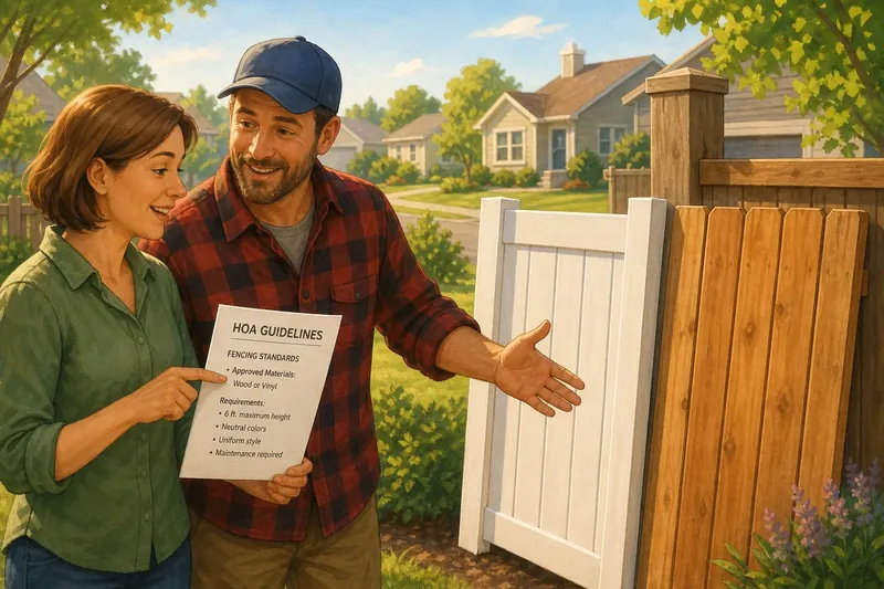 How to Choose a Fence When HOA Rules Apply