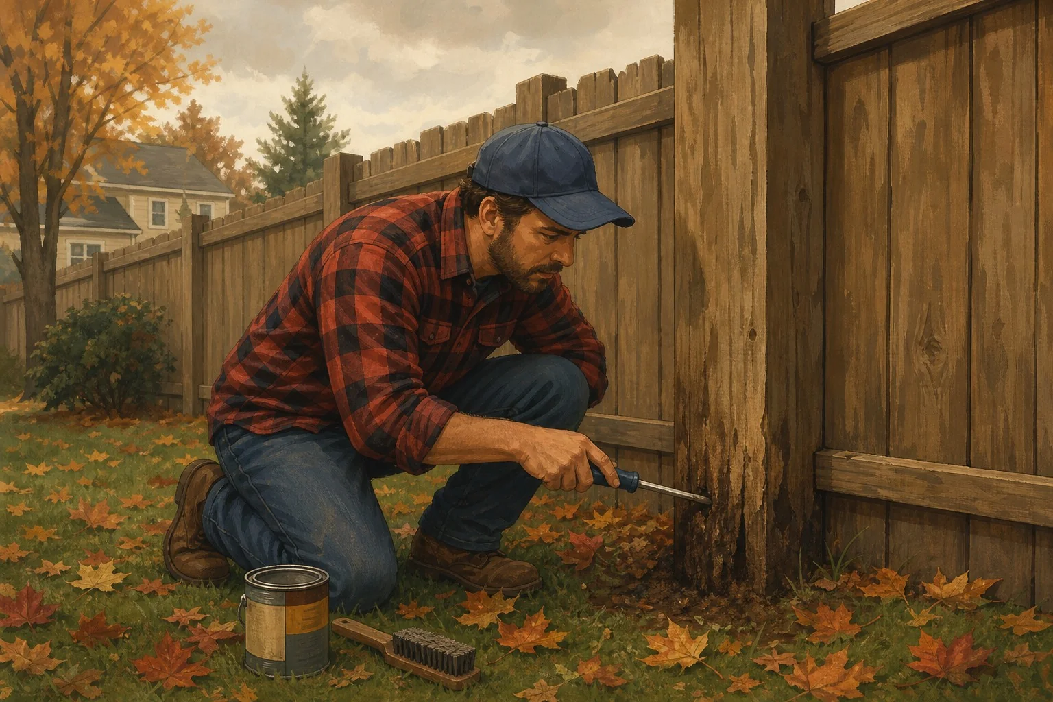 How to Spot (and Fix) Fence Rot Before Fall Storms Hit Pennsylvania