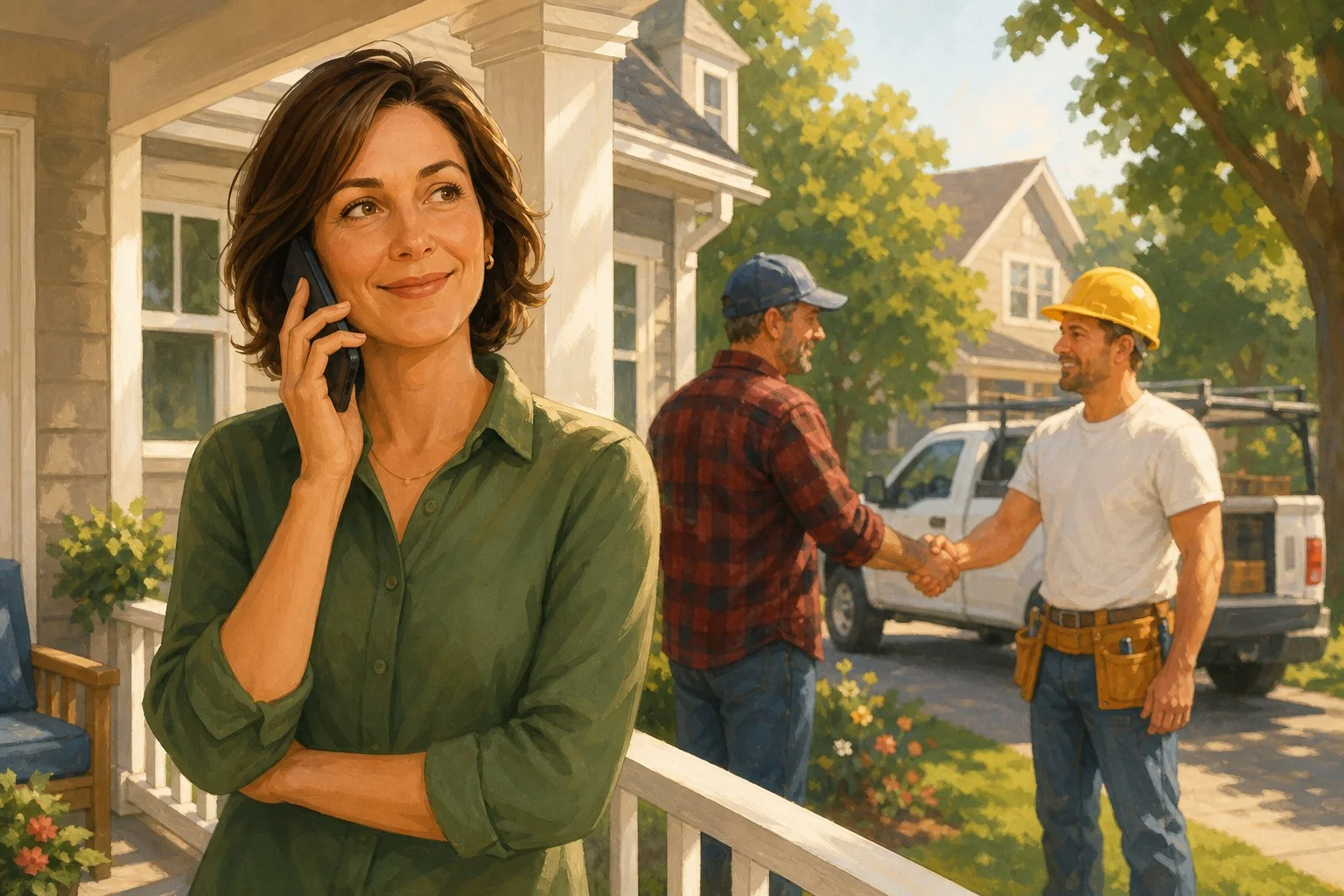 A good contractor has people ready to vouch for them, not excuses why nobody can.