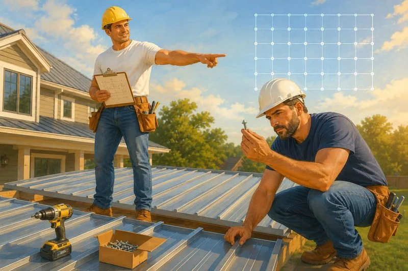 How to Calculate How Many Screws You Need for Metal Roofing