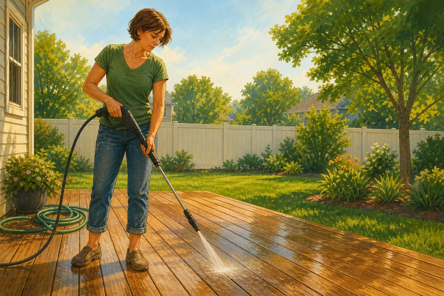 Should You Power Wash Your Deck in August? Here's When It Helps and When It Hurts