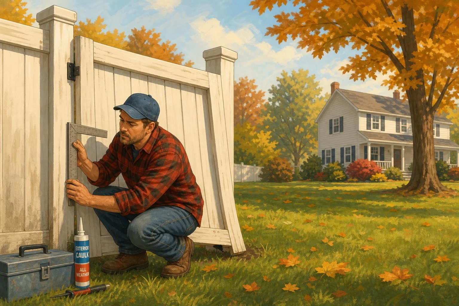 Repairing Sun-Bleached and Sagging Fence Gates Before Fall: A PA Homeowner's Checklist