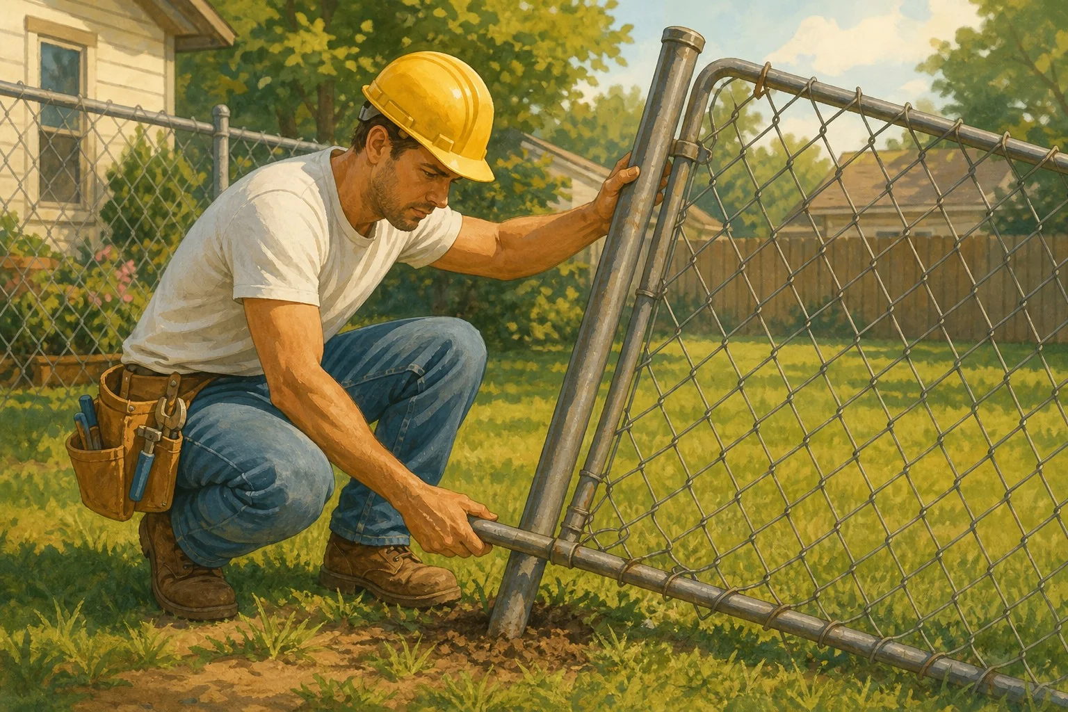 Undersized Chain Link Posts = Sagging Gates and Failed Inspections