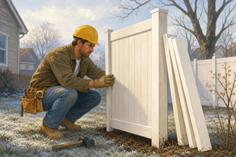 Temperature Matters More Than You Think When Installing Vinyl Fence