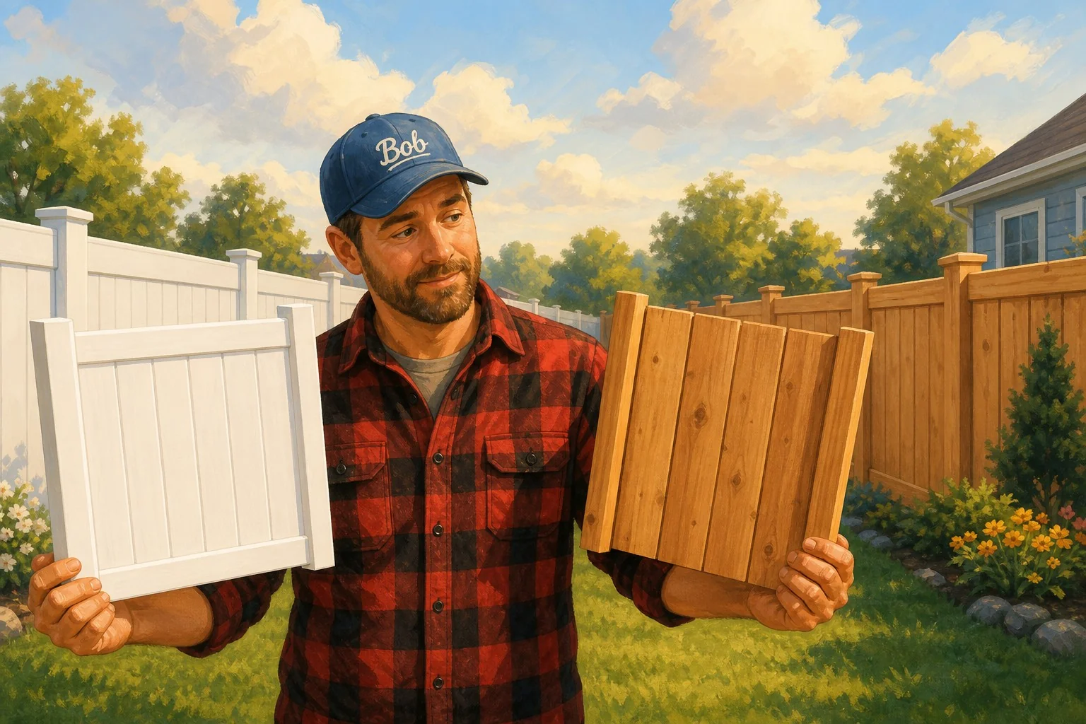 Is it cheaper to do a vinyl fence or a wood fence?