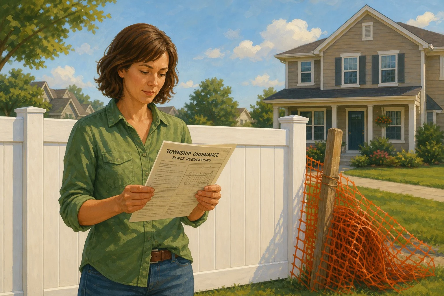 What Your Township's Ordinance Actually Says About Temporary vs. Permanent Fencing