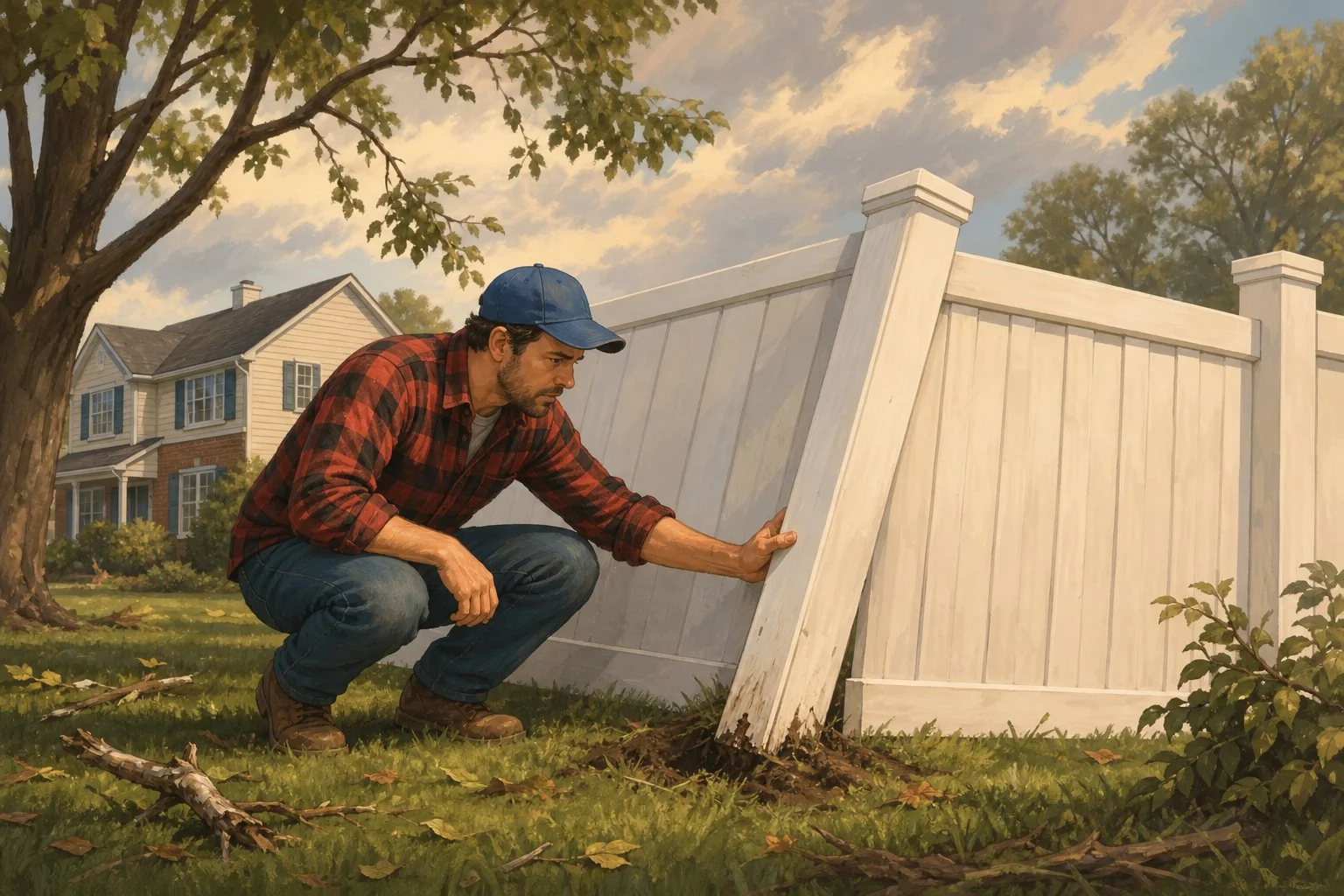 Why Is My Fence Leaning After the Summer Storms? A PA Homeowner's Guide to Post-Storm Fence Checks