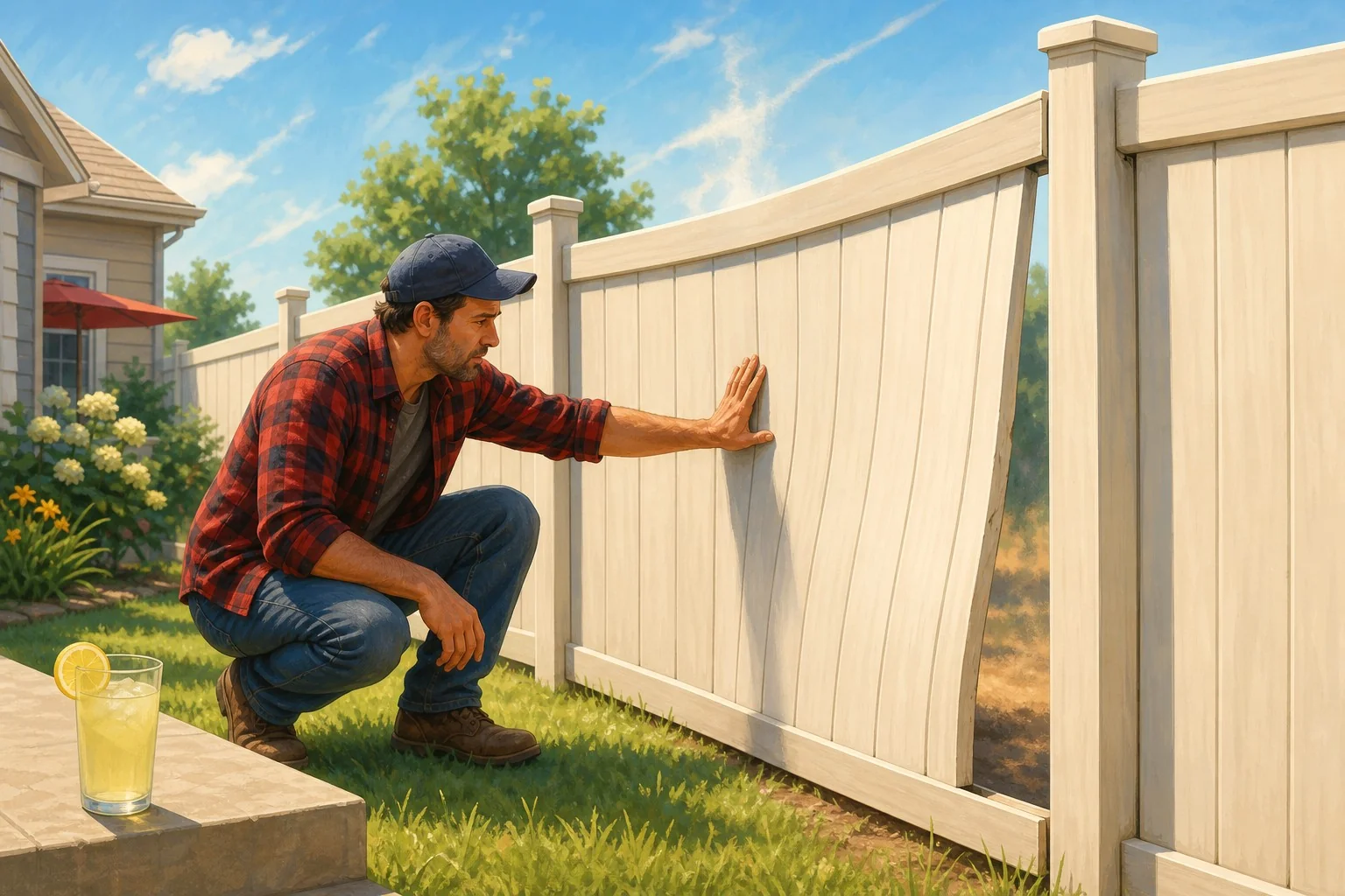 Why Your Fence Is Sagging in the July Heat (And What to Do About It)