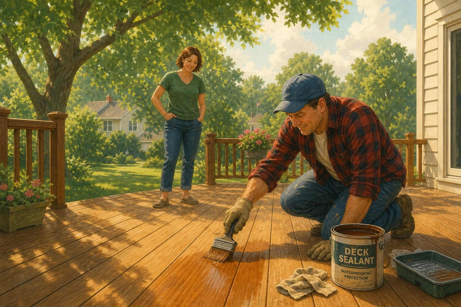 How to Keep Your Wood Deck Looking New Through Pennsylvania's Hot, Humid Summers