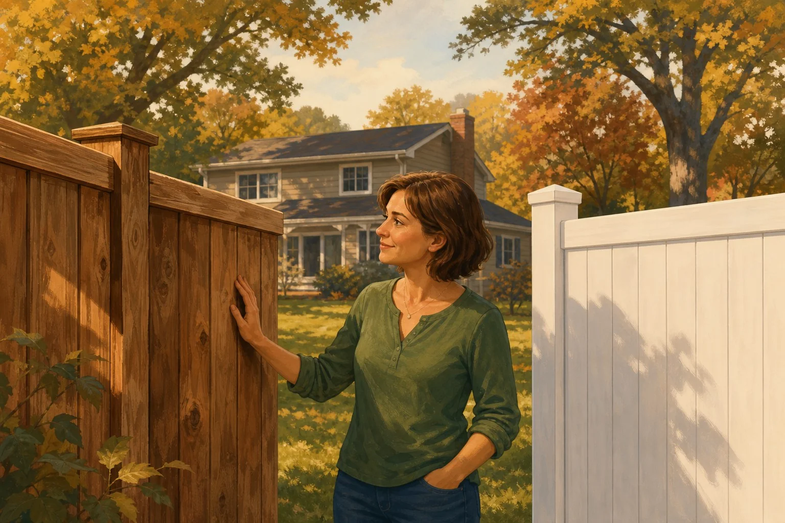 Wood fence or vinyl fence in Pennsylvania — which one makes more sense?
